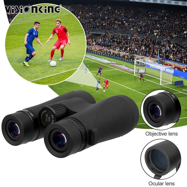 Visionking 12X50 ED jumelles puissantes longue portée Zoom télescope professionnel BAK4 Portable monoculaire Camping tourisme en plein air