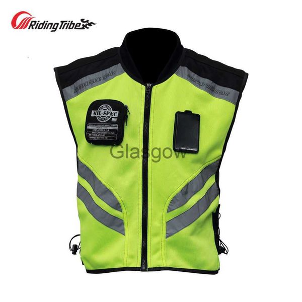 Abbigliamento da motociclista Riding Tribe Giacca riflettente da motociclista Gilet Safty Abbigliamento da avvertimento Alta visibilità Gilet da moto Uniforme della squadra x0803