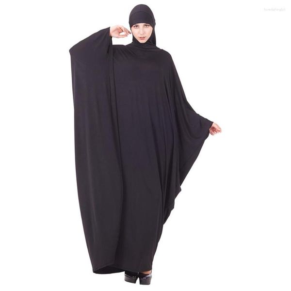 Этническая одежда с капюшоном мусульманские наборы Jilbab abaya dubai одежда для ислама женщин Большое подол.