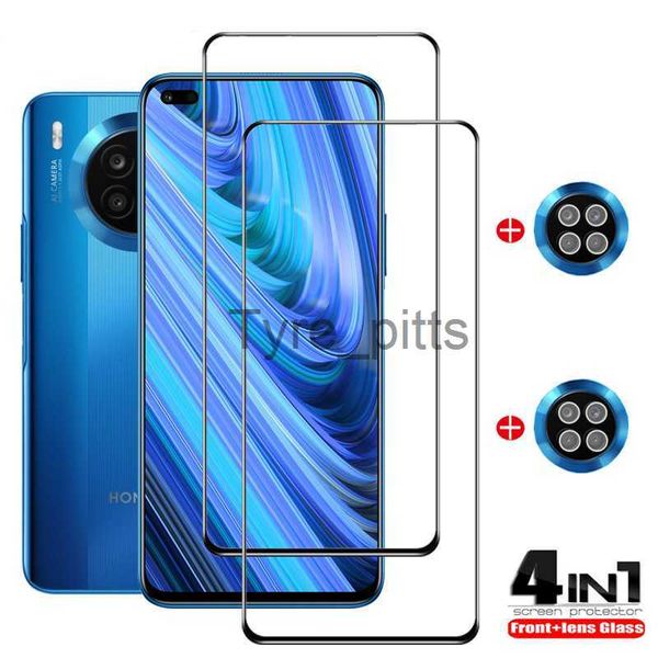 Handy-Displayschutzfolien Zubehör Honor 50 Lite gehärtetes Glas für Honor X8 2022 Magic4 Lite 5G Kameraschutz Honor50 Honor 10X Lite X9 X8 Glas X7 X0803