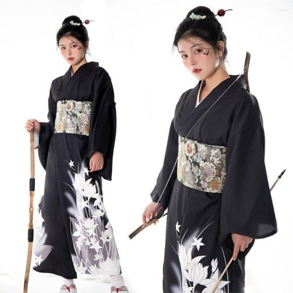 Abbigliamento etnico Abito cinese antico Hanfu Abiti tradizionali da ricamo per donna Stile cinese Arti marziali Costume cosplay Kimono Studente