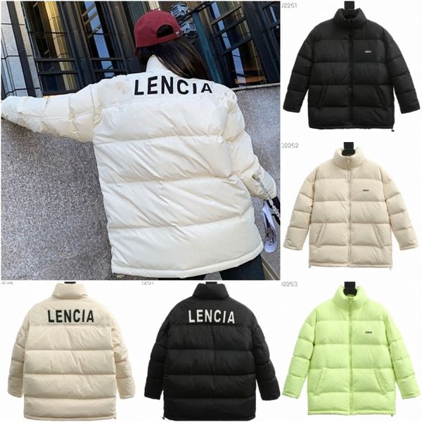 Kadınlar Down Coats Designer Ceket Stilist Mağaza Parka En Kaliteli Puffer Ceket Kapşonlu Kalın Down Ceketler Erkekler Kadın Tüy Rüzgar Tabanlı Dış Giyim S Y3UJ#