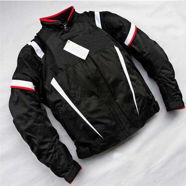 Motorradbekleidung Rot Schwarz Sommer Mesh Jacken für Yamaha Team Motorrad Roller Motorrad Straße Moto Racing Jacke mit Protektor x0803