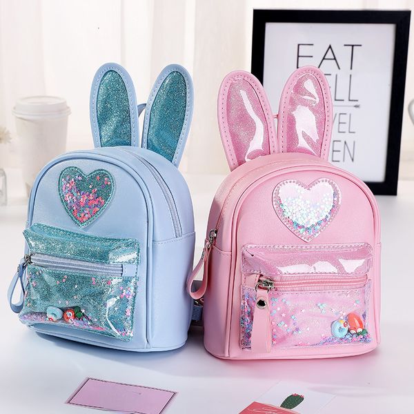 Rucksäcke Kinder Kleiner Rucksack Geldbörse Niedliche Leder Schultaschen für Kinder Mädchen Prinzessin Tasche Rucksack Mochila Feminina 230803