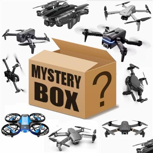 Drohnen 50 % Rabatt auf Mystery Box Lucky Bag RC-Drohne mit 4K-Kamera für Erwachsene, Kinder, ferngesteuerte Jungen, Weihnachts- und Geburtstagsgeschenke, Drop-Lieferung Dh4Uz