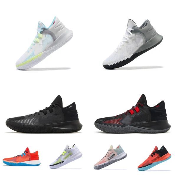 Mens Irving Kyrie flytrap 5 v tênis de basquete 1 mundo 1 pessoas Peace Habanero Blue Red Hero Cool Grey Chrome Black Bred White Green tênis tênis