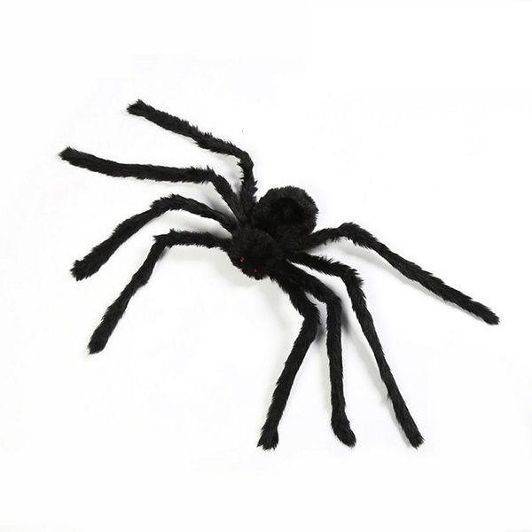 Novidade Games Halloween Super Big Pelúcia Aranha Feita De Arame E Preto Estilo Multicor Para Decorações De Festas 1Pc 125cm 150cm 200cm 230803