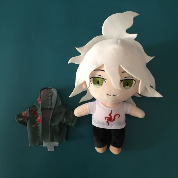 Bonecas de Pelúcia 20cm Anime Danganronpa Boneca de Pelúcia Kokichi Oma Nagito Komaeda Nanami ChiaKi Brinquedos Bonitos Travesseiro Recheado Macio Presentes Para Crianças 230803