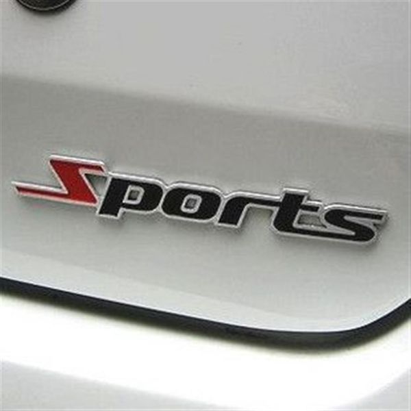 20PCS LOT 3D Metall personalisierte Sport Embleme Abzeichen Aufkleber Auto Styling269x