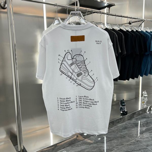 Maglietta dei designer delle donne degli uomini Marchi di moda sciolti Top Camicia casual estiva Abbigliamento di lusso Abbigliamento da strada Pantaloncini Vestiti a maniche T-shirt S-XXXL