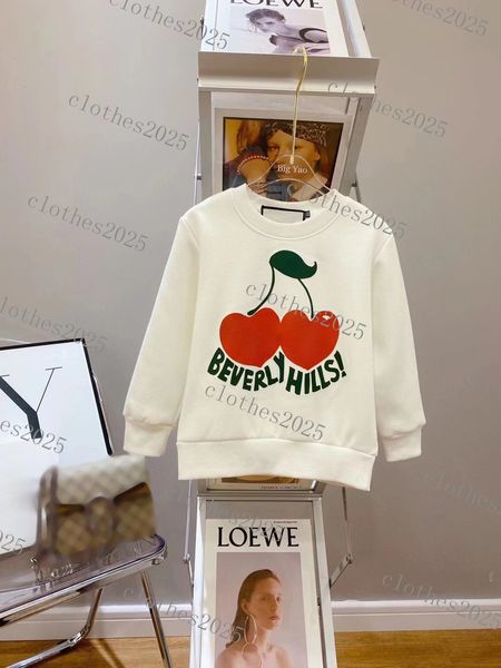 Çocuk Hoodie Sweater T-Shirts Tees Üst Mektup Sevimli Günlük Tee Bebek Genç Giysileri Sonbahar Uzun Kollu Kız Çok Volor Üstler Çocuk Giyim Kısa Kollu Lüks 23