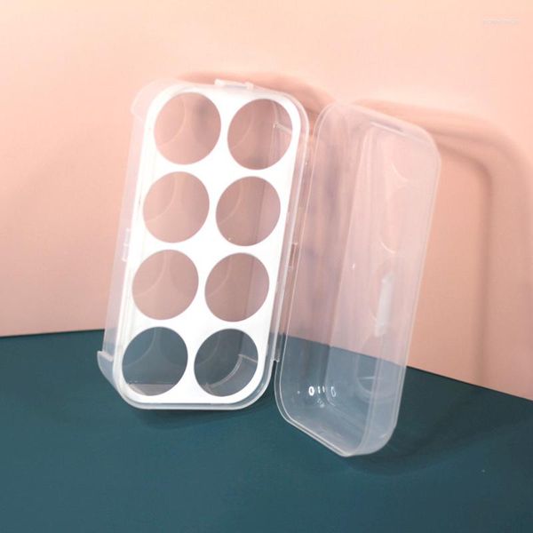 Lagerung Flaschen Transparent 1/3/4/6/8 Grids Reise Schönheit Pulver Puff Box Make-Up Ei Trocknen fall Schwamm Halter Container Organizer