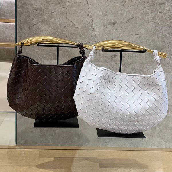 Kadınlar Büyük Intrecciato Moda Tasarımcı Çantalar Mens Lüks Üst Tasarla Debriyaj Çantaları Pochette Orijinal Deri Hobo Omuz Çantaları Totes Crossbody Dokuma Seyahat El Çantası