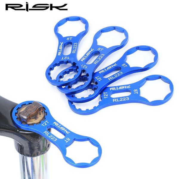 Ferramentas RISK Mountain Bike Shock Absorber Front Fork Shoulder Cover Wrench para XCM/XCR/XCT/RST Ferramenta de Desmontagem HKD230804