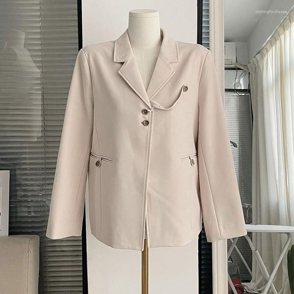 Abiti da donna Blazer Primavera Autunno Design Blazer coreani Cappotti retrò allentati femminili Eleganti top streetwear da donna da ufficio