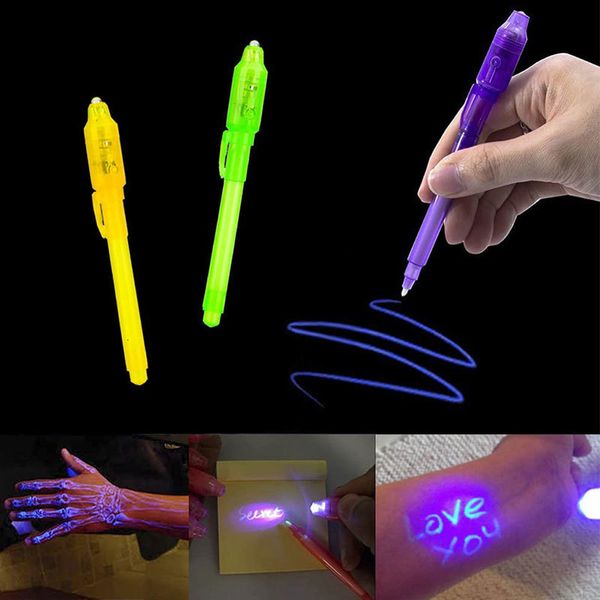 Marker 140 Stück 2-in-1-Lichtstift, unsichtbarer Tintenstift, geheime Nachrichtenstifte zum Zeichnen, Spaß, Aktivität, Kinderparty, Gastgeschenke, Geschenk 230803