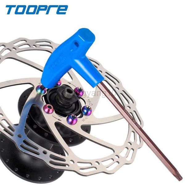 Werkzeuge TOOPRE Mountainbike T25 Bremsscheibe Platte Nagelschlüssel MTB Fahrrad Bremsscheibe Schraube Installation Entfernung Werkzeug Fahrrad Reparatur HKD230804