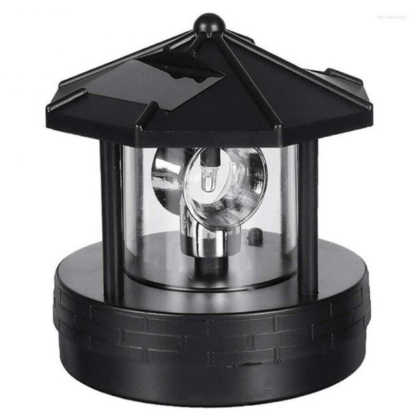 Est Solar LED Rotierender Leuchtturm Licht Garten Hof Rasen Lampe Beleuchtung Outdoor Home Dekoration Drop