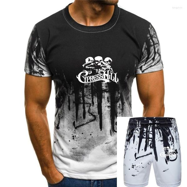 Fatos de Treino Masculino Camiseta Masculina Cypress Hill Camiseta Caveira e Ossos - Serishirts.com Camisetas Feminina