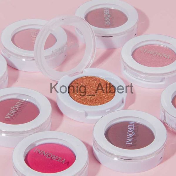 Sombra de olhos VERONNI 24 cores Glitter Pigment Matte Eye Shadow Maquiagem removível Bom para bricolage Sua própria paleta de maquiagem x0804