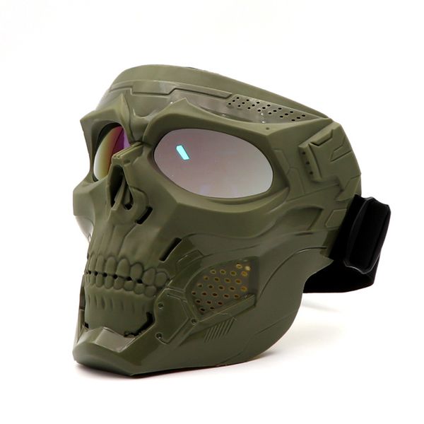 Skull Mask Parabrezza Parabrezza moto Parabrezza Parabrezza Parabrezza antisabbia e resistente ai raggi UV HW89