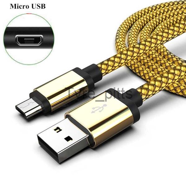 Caricabatterie/cavi Cavo telefonico micro USB da 1/2/3 metri Cavo di ricarica Android Kabel Cavo di ricarica micro USB per Xiaomi Redmi 5 Plus 7A 7 6 6A S2 x0804