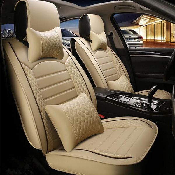Conjunto universal de capa de assento de carro para Mercedes-Benz SLK250 série 350 capa de assento de carro à prova d'água PU capa de assento de couro 255o