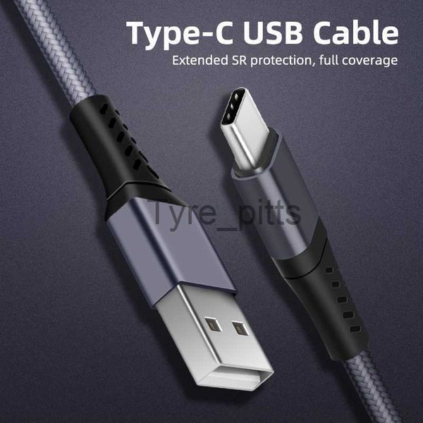 Şarj Cihazları/Kablolar USB Tip C Kablosu Samsung Xiaomi 3A USB C Kablo Cep Telefonu Şarj Cihazı C Tip Veri Aktarım Tel Kablosu X0804