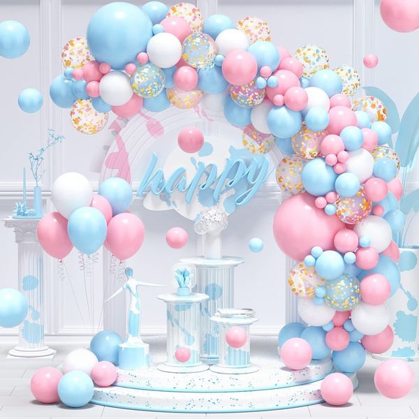 Altri articoli per feste per eventi Palloncini blu rosa pastello Kit ghirlanda ad arco Ragazzi Ragazze Gender Reveal Decorazioni per palloncini per baby shower Decorazioni per feste di compleanno Globos 230804