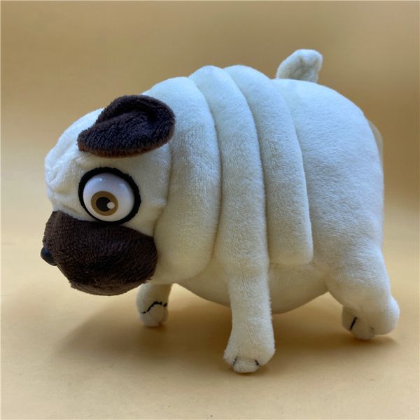 Plüschpuppen Hässliche und süße Mops-Hunde-Plüschpuppen Mini-Mops-Stofftiere Kawaii-Welpen-Plüschtiere Mops-Hunde-Plüsch für Tisch-Heimdekoration 230803