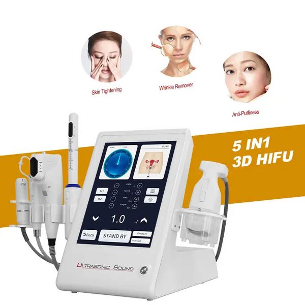 ultra-som de frequência de alta intensidade rf microagulhamento 4d 1-12 linhas hifu máquina para rejuvenescimento vaginal