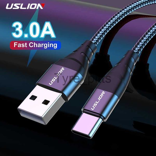 Ladegeräte/Kabel USLION USB Typ C Kabel Draht für Samsung S20 Xiaomi mi 11 Handy Schnellladung USB C Kabel Typ C Ladegerät Micro USB Kabel x0804