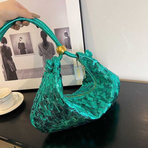 Abottegas Tote Bag Vneta Jodie Mini Teen Intrecciato Designer Wind Bag Donna Summer Green Woven Bucket Bag Bright Side Crossbody Carrying Shoulder Bag