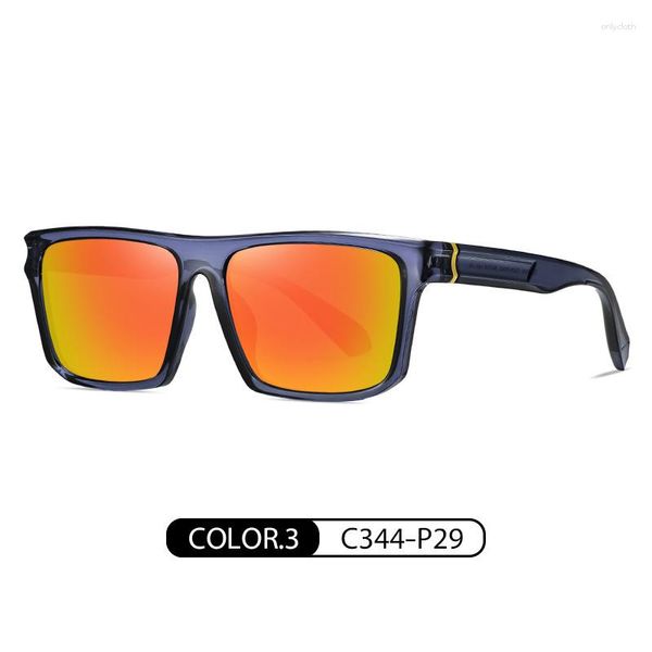 Occhiali da sole Moda Sport Uomo Occhiali da sole polarizzati di alta qualità Ragazzo Occhiali da sole colorati laminati ultraleggeri da uomo UV400 De Sol