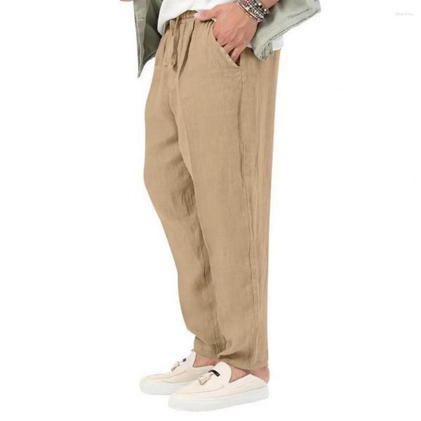 Pantaloni da uomo Pantaloni casual da uomo Quotidiano Traspirante Vita media Sport con coulisse Elastico Vestibilità ampia Cavallo profondo