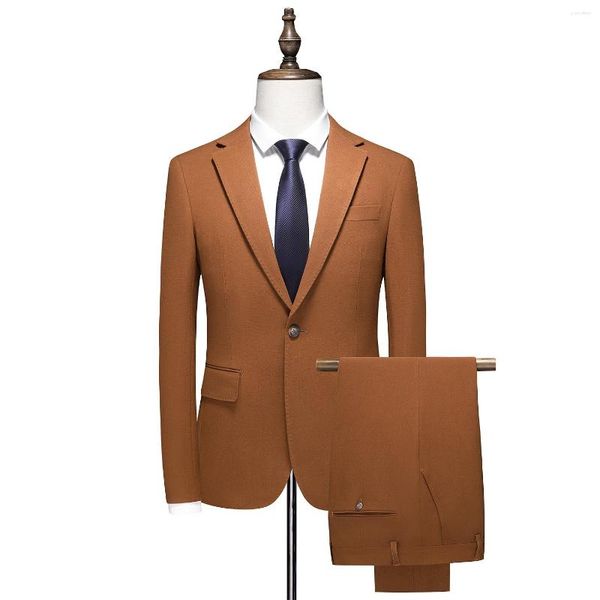 Мужские костюмы (брюк-брюки) модные бизнес-делу Случайный джентльмен комфортабельный малой корейская версия ведущего в британском стиле.
