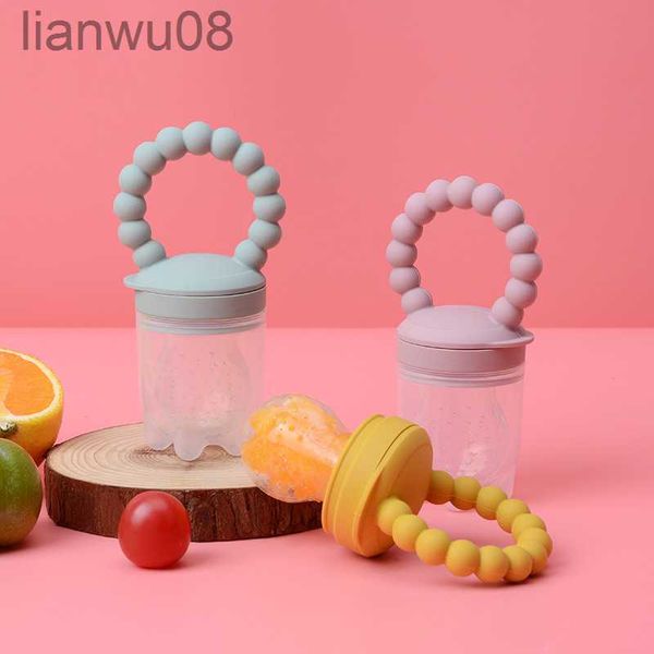 Schnuller # Baby Silikon Obst Feeder mit Abdeckung Lebensmittel Gemüse Ergänzung Schnuller Säugling Nibber Beißring mit Abdeckung Baby Fütterung Geschirr x0804