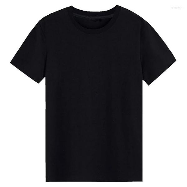 Мужские костюмы B1841 Стандартная пустая футболка черная белая футболка топ