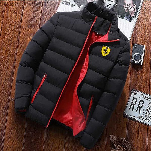 Мужские куртки 2023 модная куртка Men Men Winter Standard Print Polyester Parkas Winter Men's Men's Men's Men's Best Sell Best T230804