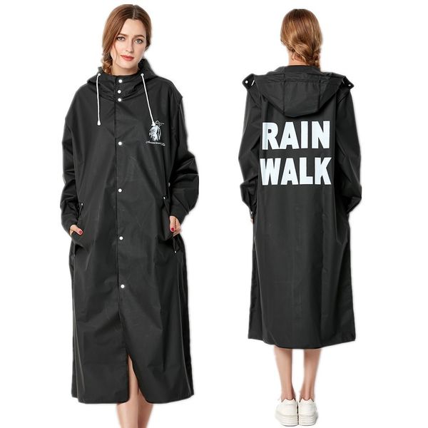 Regenmäntel Mode Große Größe Männer Und Frauen Dünne Schwarz Regen Mantel Poncho Damen Wasserdicht Lange Schlanke Regenmantel Erwachsene Regenbekleidung 230803