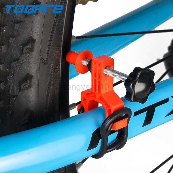 Ferramentas Mini roda de bicicleta Truing Stand Ferramentas de ajuste de aros de bicicleta MTB Ferramentas de reparo de roda de bicicleta Acessórios de ciclismo Ferramenta de reparo HKD230804