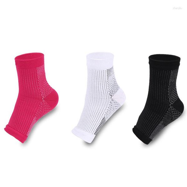 Sportsocken, 3 Paar Knöchelbandage, Kompressionsmanschette – lindert Gelenkschmerzen bei Achillessehnenentzündung, Plantarfasziitis, Socke mit Fußgewölbeunterstützung