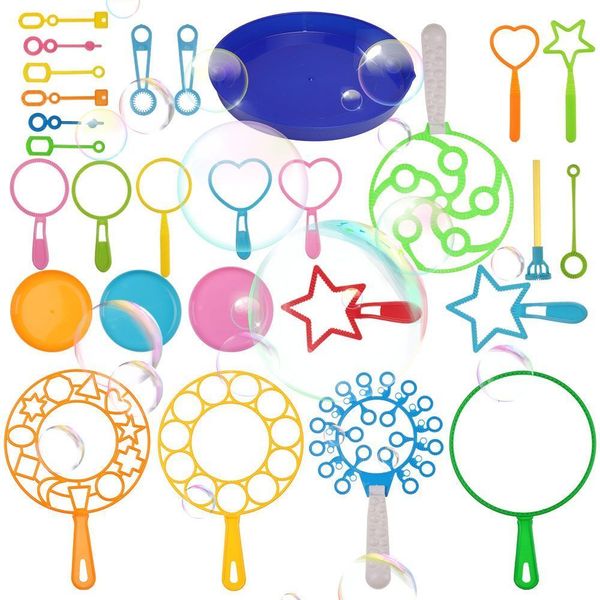 Pistola Giocattoli Giocattoli per bambini Bacchetta per bolle per bambini Divertimento all'aria aperta Bolle di sapone Creatore di bolle che soffia Bubble Machine Blower Set 230803