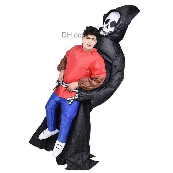 Traje de tema adulto unissex divertido fantasma morto mesa abraço vem para Halloween carnaval feriado tema festa performance traje Z230804