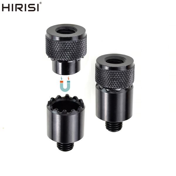 Fischereizubehör Hirisi 4pcs Karpfen Schnellwechsel -Anschluss -Adapter Aluminium für Alarme Stange Pod Tackle AQ210 230803