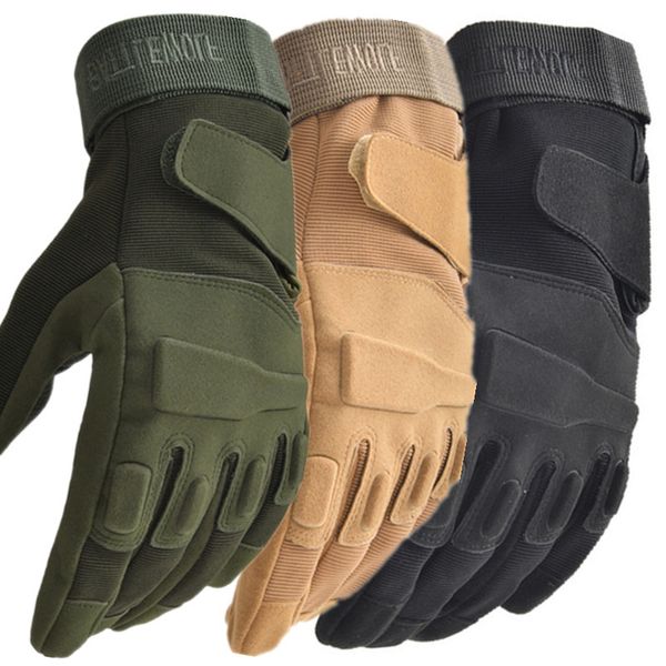 Guanti senza dita AKINZABO Us Army Tactical Military Sport all'aria aperta Full Finger Combat Glove Bicicletta Moto Donna Uomo s 230804