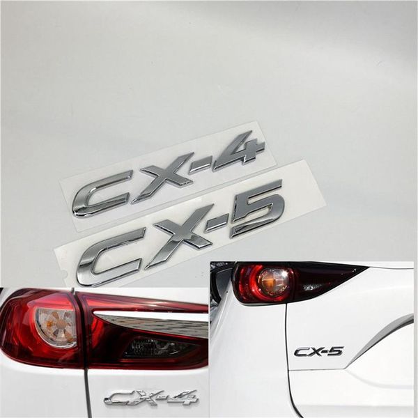 Для Mazda CX4 CX5 CX-4 CX-5 Chrome Emblem Задний багажник