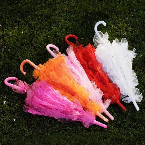 Продукты в китайском стиле сладкая лолита зонтик розовая ватная вышивка зонтика и фанат для детей играет на свадьбу