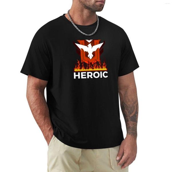 Regatas masculinas Heroic Free Fire Logo T-Shirt Funny T Shirts Oversized Camisa de secagem rápida adequada para homens