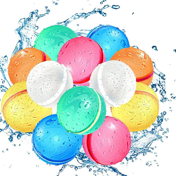 Sand Play Water Fun Reutilizável Water Bomb Splash Balls Water Ballons Absorvente Ball Pool Beach Play Toy Pool Party Favors Kids Water Fight Games 230803